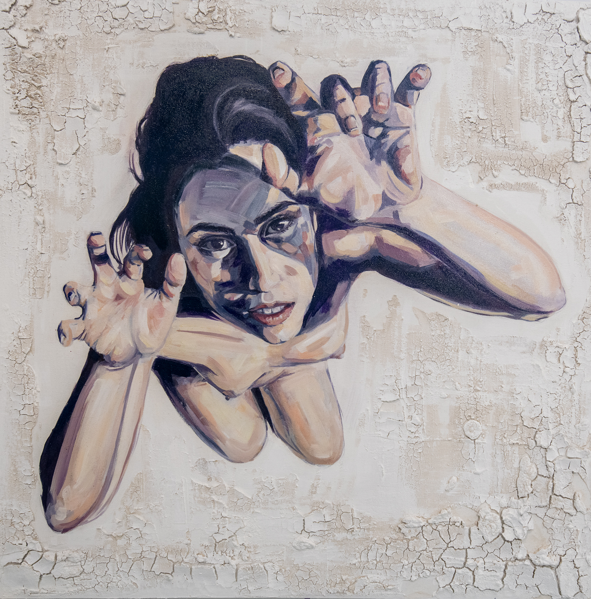 Olio su tela e tecnica mista – 70x70 – 2020