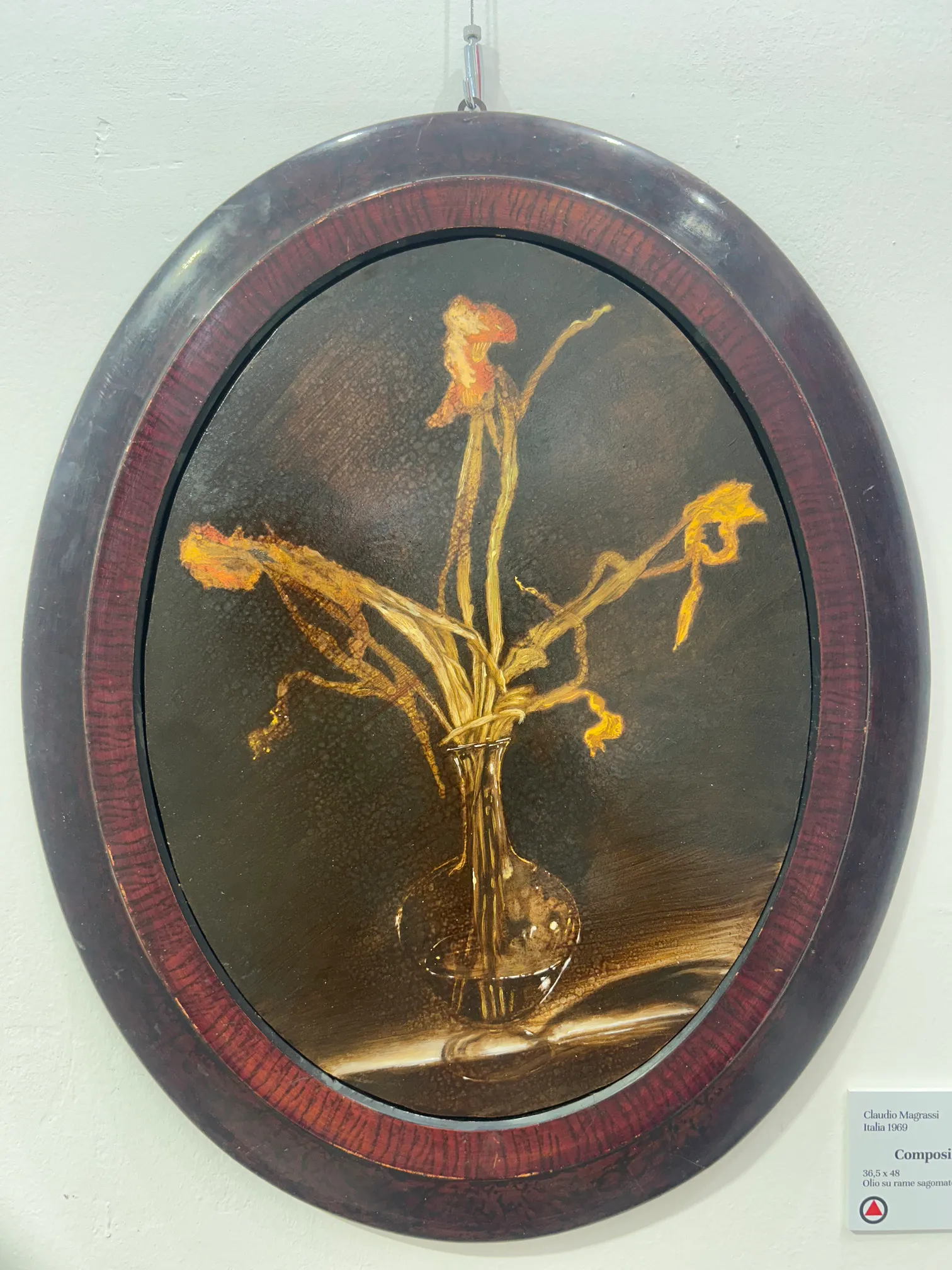 Olio su rame – 38,5 x 17 – 2026
