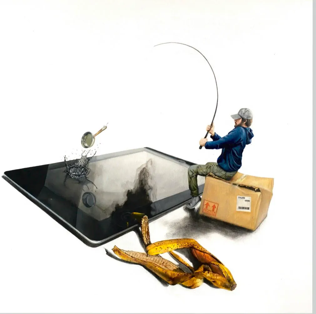 Olio, acrilico e grafite su tela - 70x80 - 2020