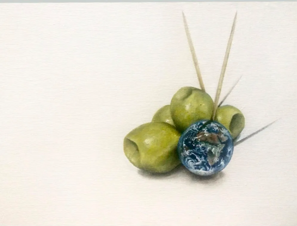 Olio, acrilico e grafite su tela - 36x26 - 2018